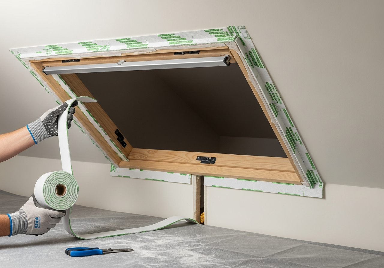 Draught-Proofing for Loft Access in a British residential property — Coventry & Warwickshire specialist service