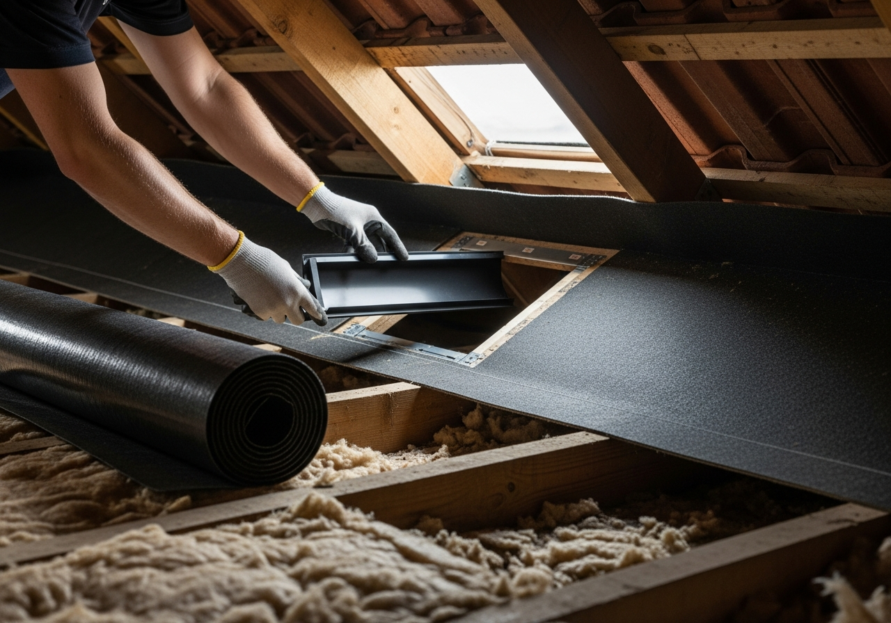 Loft Ventilation Vent Installation (Lap Vents) in a British residential property — Coventry & Warwickshire specialist service