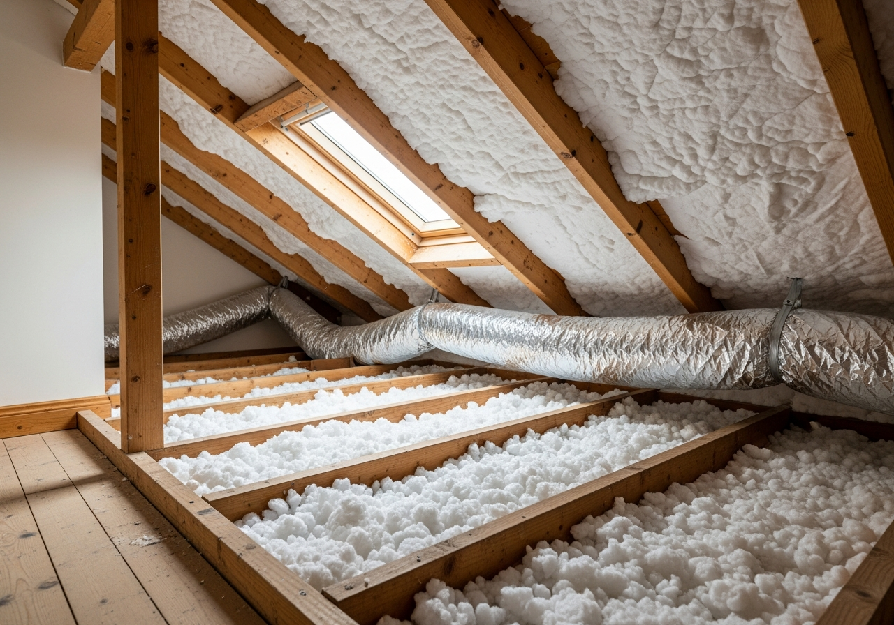 Completed Loft HEPA Vacuum Cleaning — finished result