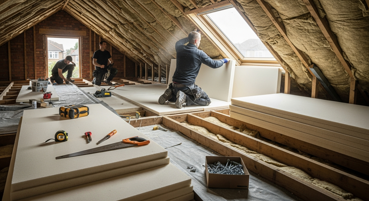 Professional PIR Rigid Insulation Board Fitting in Coventry & Warwickshire