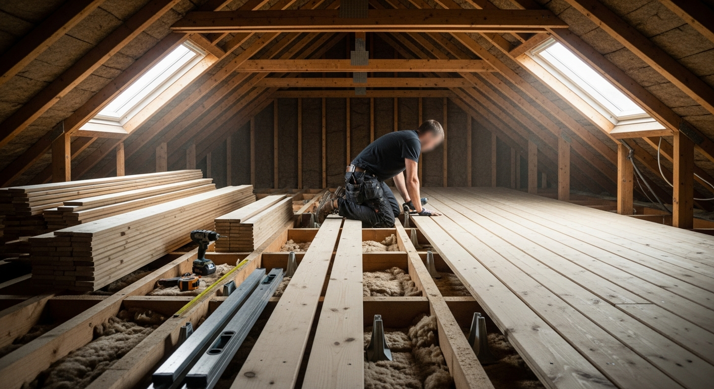 Professional Raised Loft Boarding for Storage in Coventry & Warwickshire