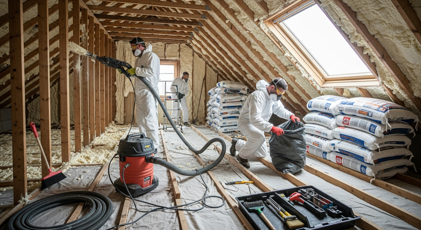 Professional Spray Foam Removal for Equity Release in Coventry & Warwickshire