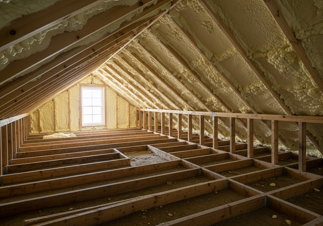 Completed Spray Foam Removal for Equity Release — finished result