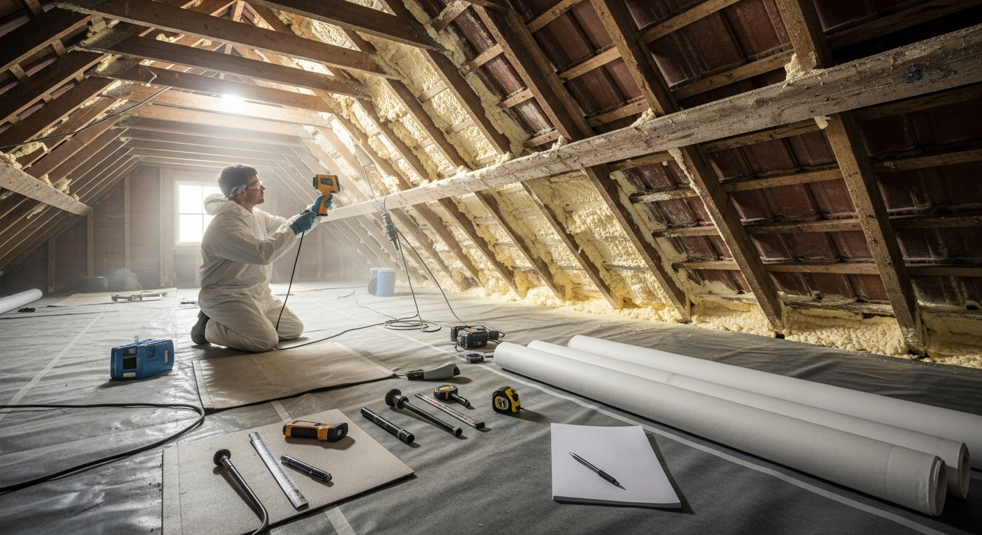 Professional Spray Foam Survey & Condition Report in Coventry & Warwickshire