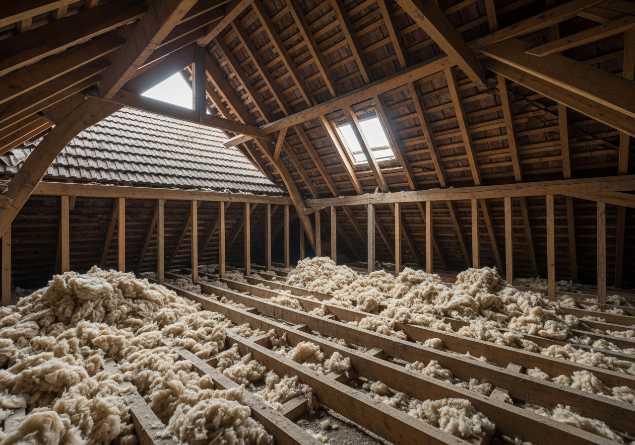 Property context showing the area relevant to is cellulose insulation right for your home? in a British home