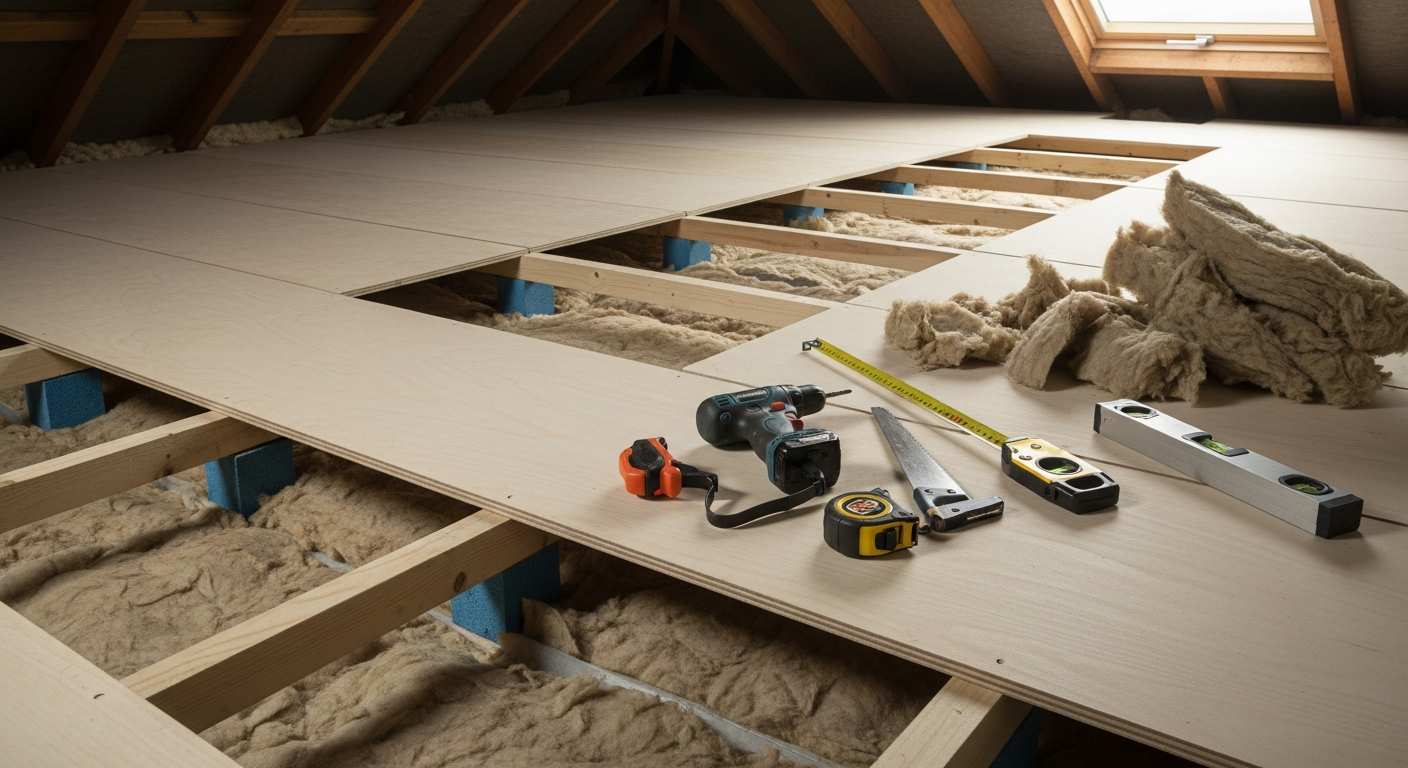 Loft Storage Ideas: Boarding Over Insulation Safely