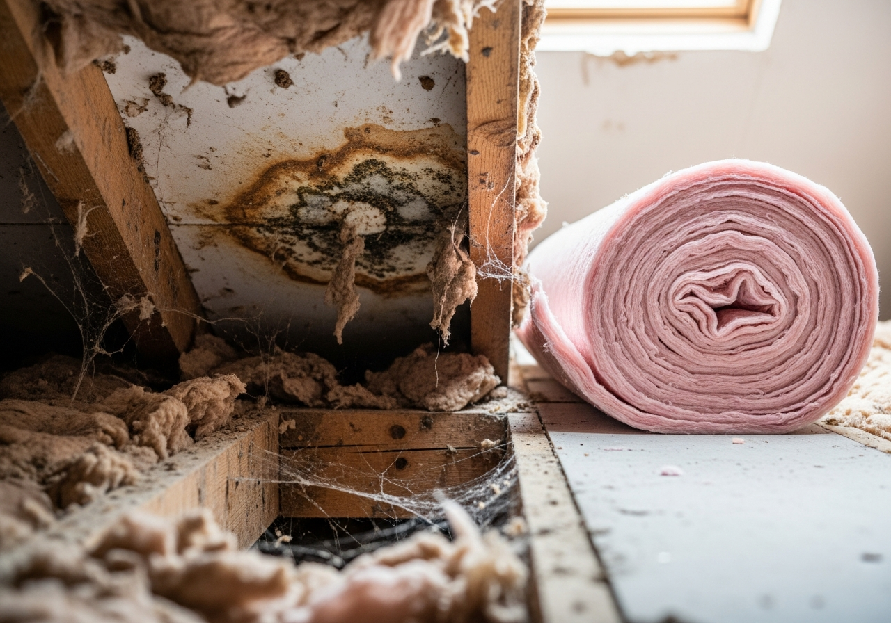 Close-up detail relevant to loft hepa vacuum cleaning — showing materials and installation technique
